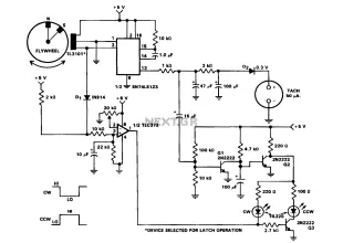 Tachometer-and-direction-of-rotation-circuit