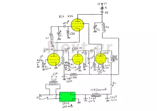 5W Valve RF Transmitter circuit