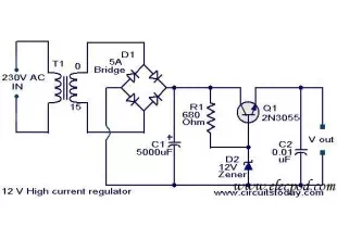  12V High current regulator