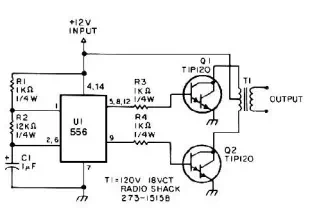  25 Watt Power Inverter Circuit
