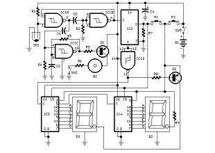 Km Counter / meter circuit