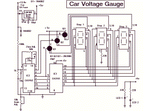 Digital Car Voltage Meter
