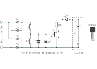 Phone Line In use LED