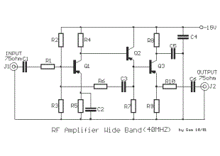 RF Recieving Amplifier for 40MHZ