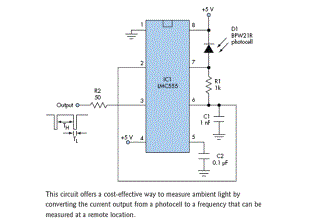 Simple Light Sensor Circuit Features High Dynamic Range