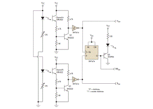 Circuit Reads Encoder Direction of Movement
