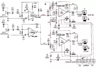 lm12 audio amplifier circuit diagram