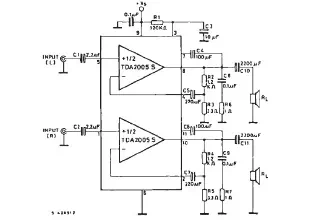 tda2005 car audio amplifier circuit diagram project
