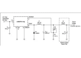 lm2576 simple lab power supply electronic project