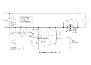 LDR Pole Light Switch