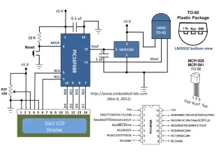 Revised version of LM35 based digital temperature meter