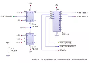 famicom disk system fd3206 write mod