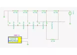 Multiple switches on Arduino analog pin schematic