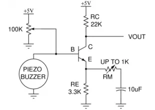 Piezoelectric Amplifier Circuit