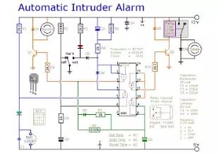 Simple Burglar Alarm circuit