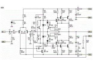 guitar amplifier circuit diagram 100w