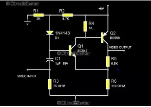 Video Amplifier Circuit for Camera PCB