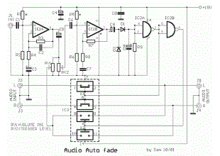 Auto Fade Implementation on Audio Signals Project PCB