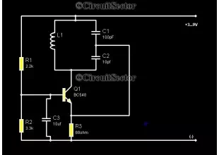 Low Cost Metal Detector Circuit PCB
