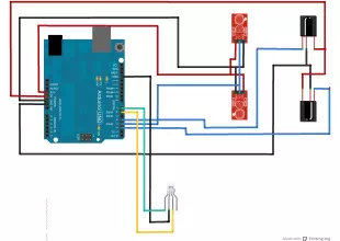 Arduino IR Transmitter & Receiver w/ LEDs Flickering Issue (Whats wrong with this circuit?)