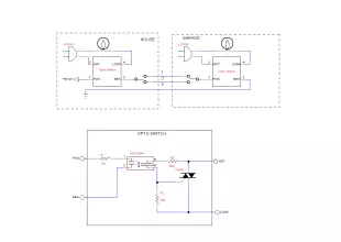 wire three-way circuit between two buildings with only 3 conductors