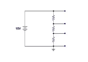 Reading a voltage divider schematic