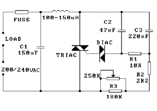 PWM to vary the light intensity of a 220V bulb