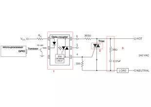ac TRIAC dimmer circuit design help (resistive load)