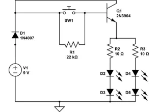 Switching intensity of LEDs