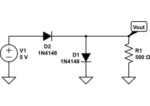 analog How to analyze this diode circuit