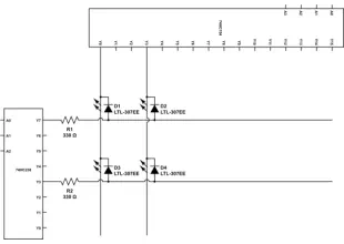 led Arduino multiplexing help needed