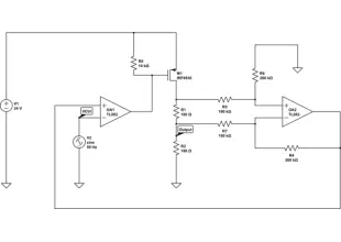 op amp Why does this current limiter circuit oscillate