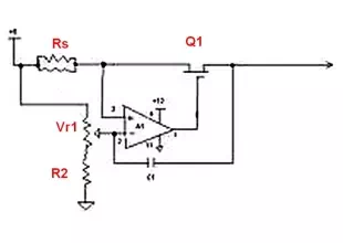 Simple LM317 variable voltage supply does it limit current too