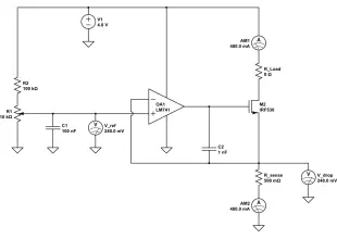 Charging capacitor bank with current limiting circuit