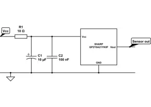 arduino Sharp IR distance sensor outputting consistently high voltage