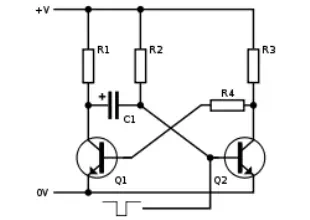 microcontroller Generate a reset signal from a falling edge trigger