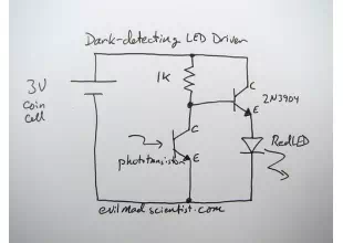 phototransistor Light sensor using Photo Transistor