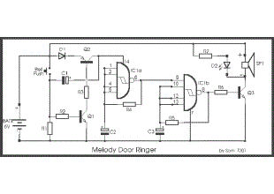 Melody Doorbell circuit