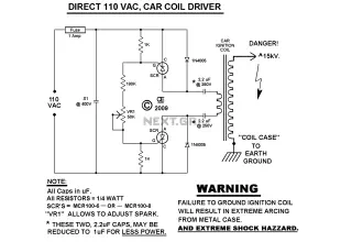 Car Ignition Coil Driver gives 15kV