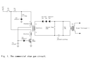 Commercial Stun Gun Circuit