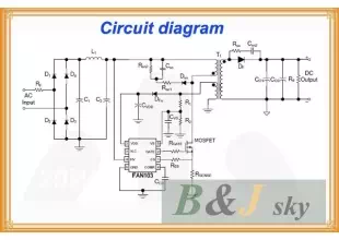 Power Driver For 20W LED circuit