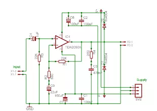 3-channel Audio Amplifier circuit