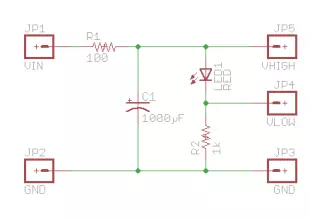 led discharge circuit