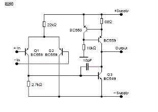 Class-A audio Amplifier circuit