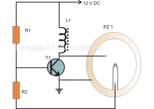 how to make simple piezo buzzer circuit