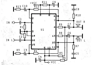 2x30watt home amplifier circuit