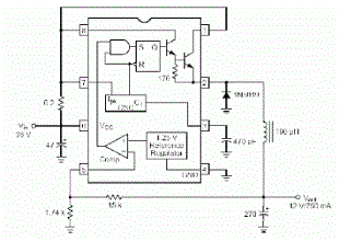 3V to 40 Volt DC Converter Circuit