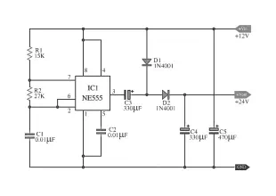 doubler voltage with ne555 schematic
