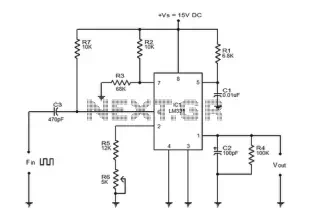 frequency to voltage convertor