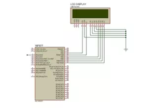 LCD Display with Microcontroller